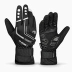 Gants vélo hiver gel 5 mm — imperméables, tactiles et réfléchissants
