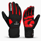 Gants vélo hiver rembourrés gel — coupe-vent, imperméables et tactiles