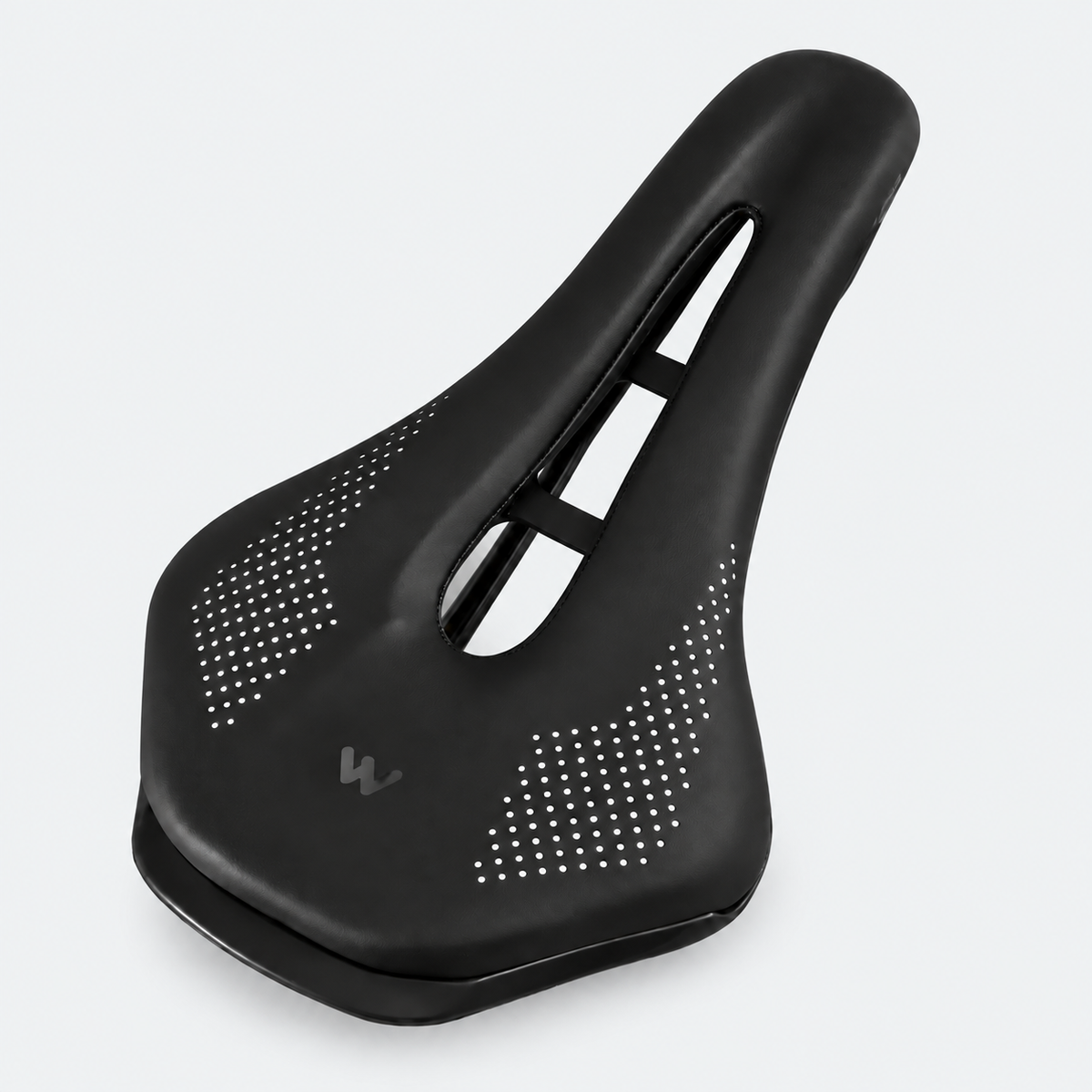 Selle WEST BIKING — nez court, 150 mm — vue produit sur fond gris clair
