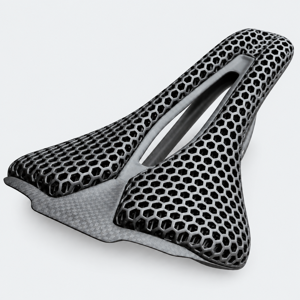 Selle GOLDIX P2024 — 3D, 140 mm — vue produit sur fond gris clair
