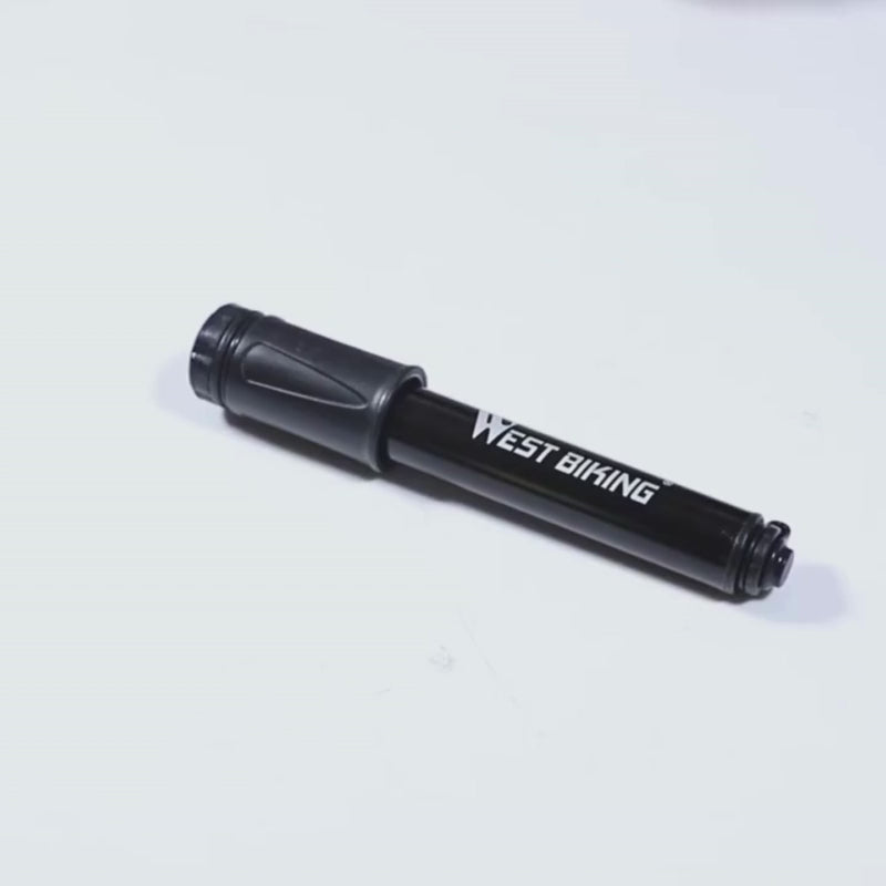Mini pompe à main aluminium démonstration 